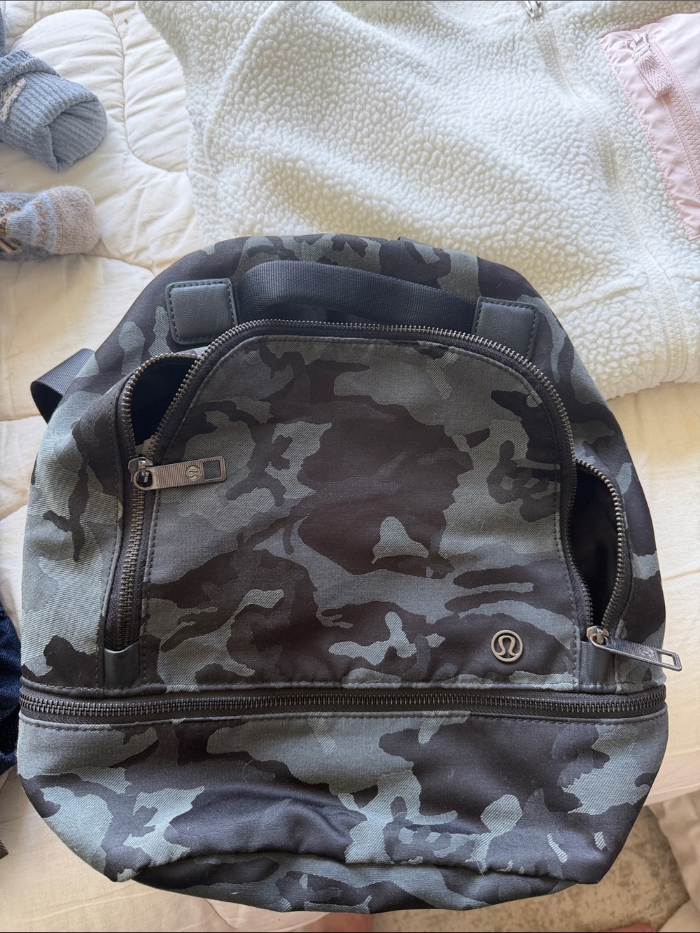 Lululemon  Mini Camo Backpack - Olive Green